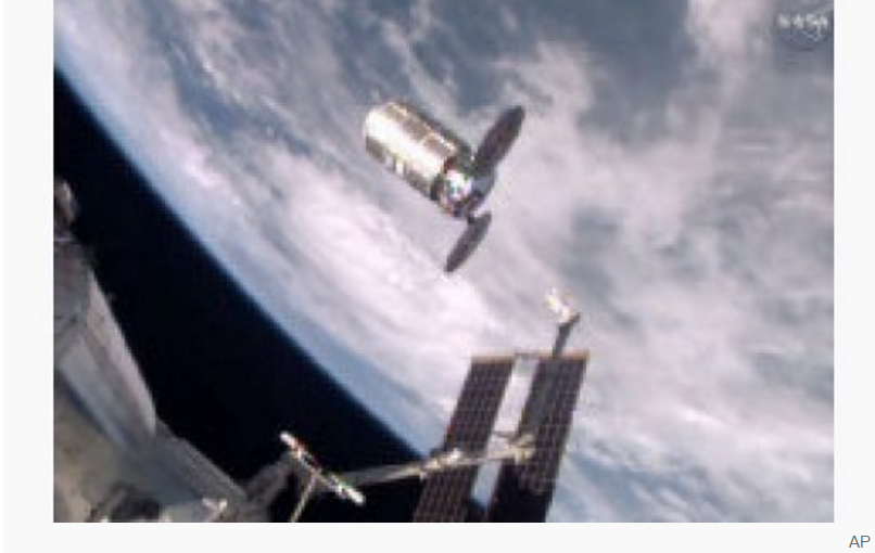 國際空間站原來這樣扔垃圾