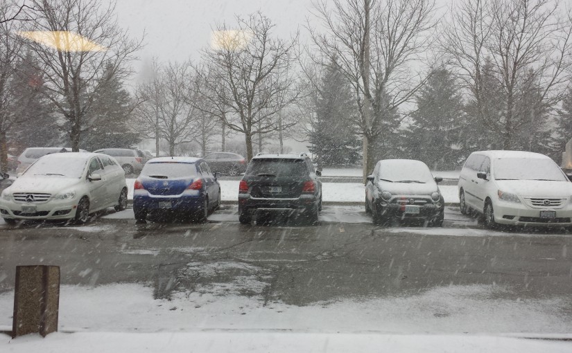 雪天酷寒！下班開車注意路況