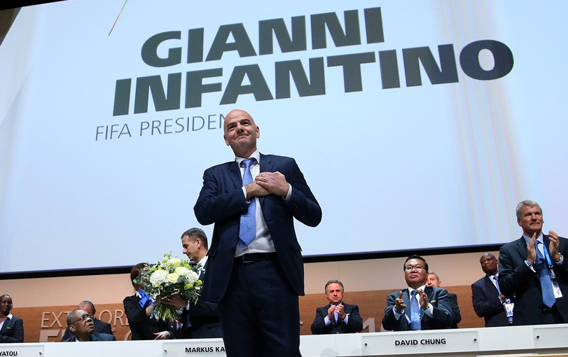 FIFA新主席誕生 前身是足委秘書