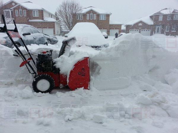 渥太華暴雪封城 週末安省又降雪