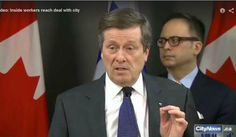 多倫多市議會批准內部員工勞動協議