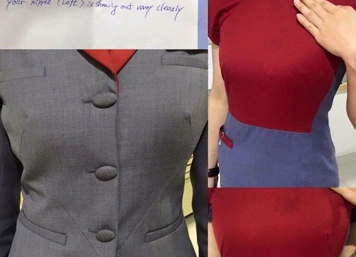 華航制服惹負評 空姐經歷凸點疑雲