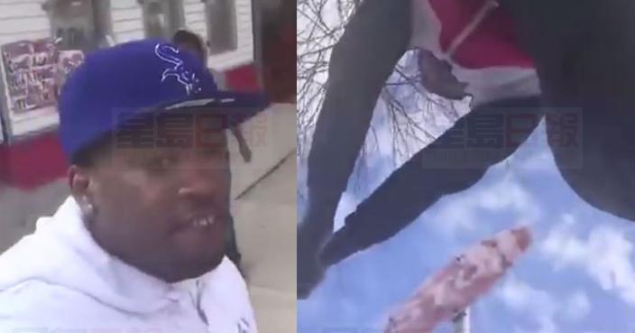 街頭玩自拍 錄下被人槍襲全過程