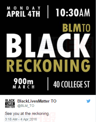 黑人性命也是命抗議者在Queen’s Park遊行