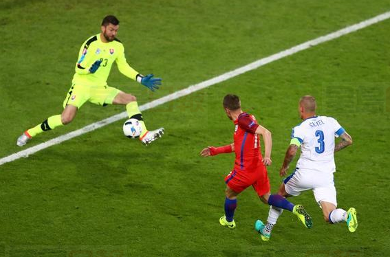 歐洲杯:英格蘭0-0悶平斯洛伐克 小組第二出線