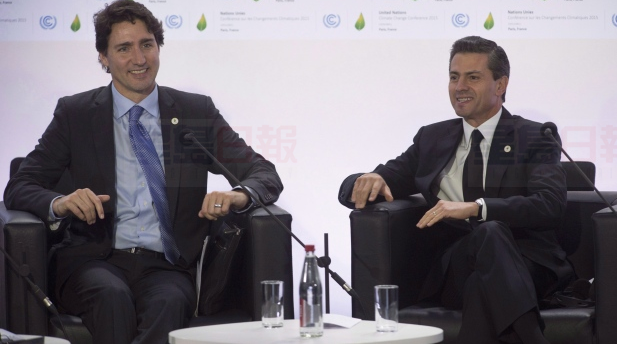 墨西哥總統訪加 北美三友峰會在加舉行