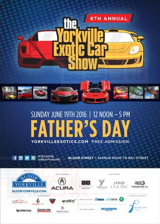 車迷別錯過 Yorkville車展就在本週日