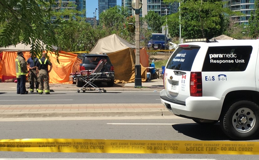 女子人行道遇車禍不幸身亡