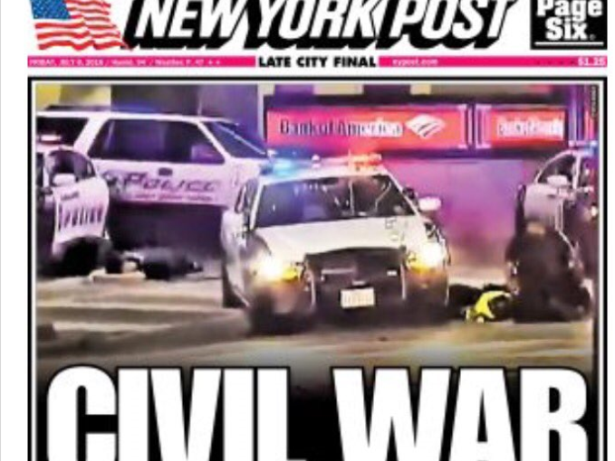 達拉斯抗議中狙擊手射死5名警官射傷6名警官