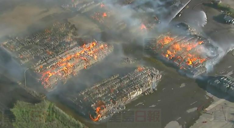 皮爾遜機場旁紙廠發生大火 附近居民疏散