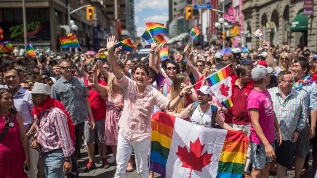 特魯多今日參加溫哥華驕傲遊行 在任總理首次