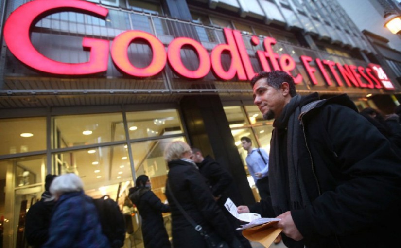 多倫多Goodlife健身教練建立工會