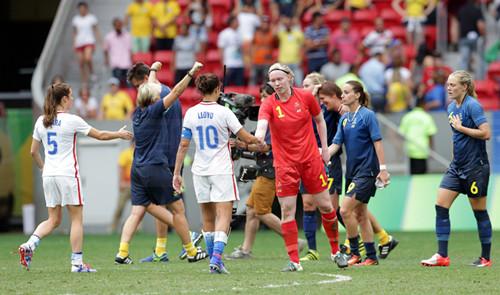 奧運美國女足點球不敵瑞典 無緣四強