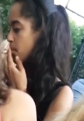 奧巴馬大女疑食大麻片段曝光引熱議