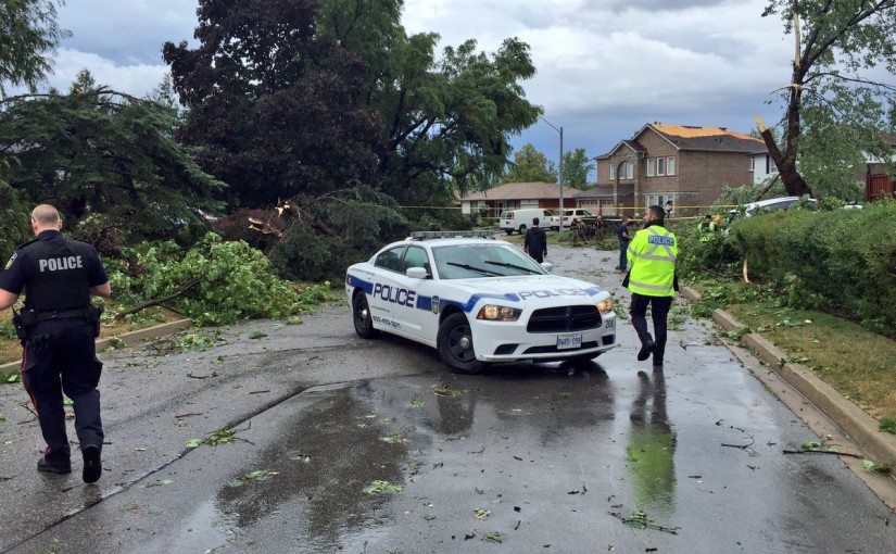雷暴吹斷樹枝壓到電線 約克區龍捲風警報取消