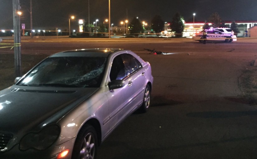 Brampton騎單車者被賓士撞飛受重傷