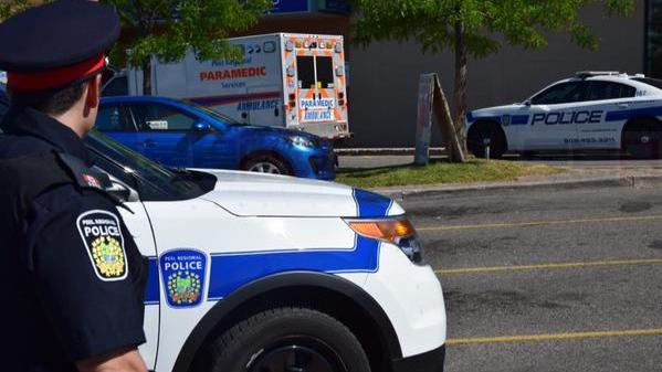 Brampton鐵騎士撞車棄車逃跑 警犬出動搜尋