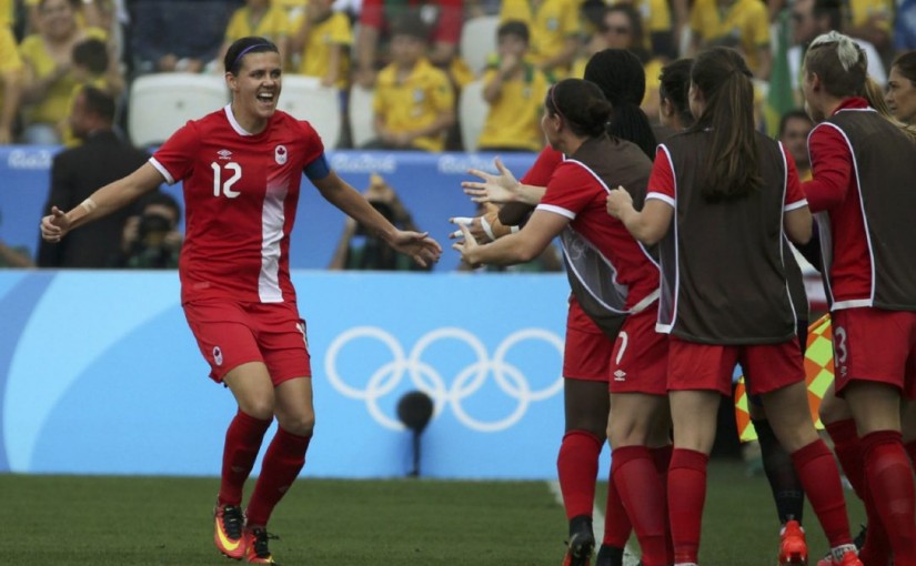 加拿大女子足球擊敗巴西奪得銅牌