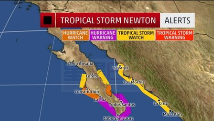 旅行預警:別去墨西哥巴加半島 有熱帶風暴