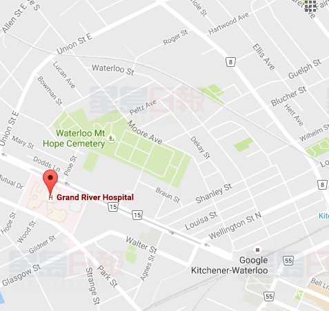 Kitchener大河醫院精神科胃腸病爆發