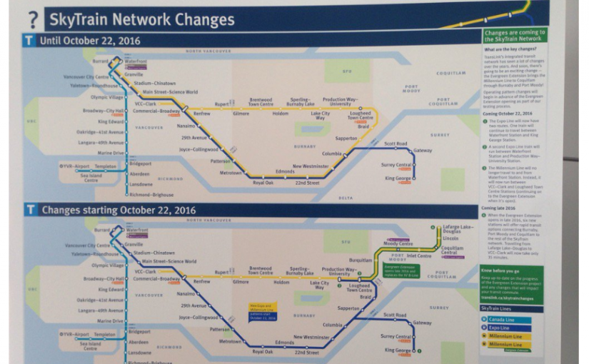 10月22日起 世博線和千禧線架空列車線路變更