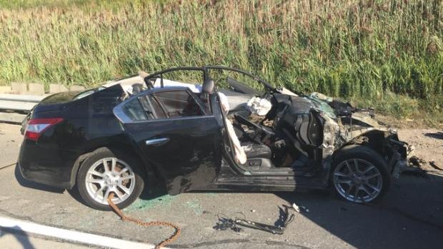 旺市車禍慘不忍睹 司機被解救