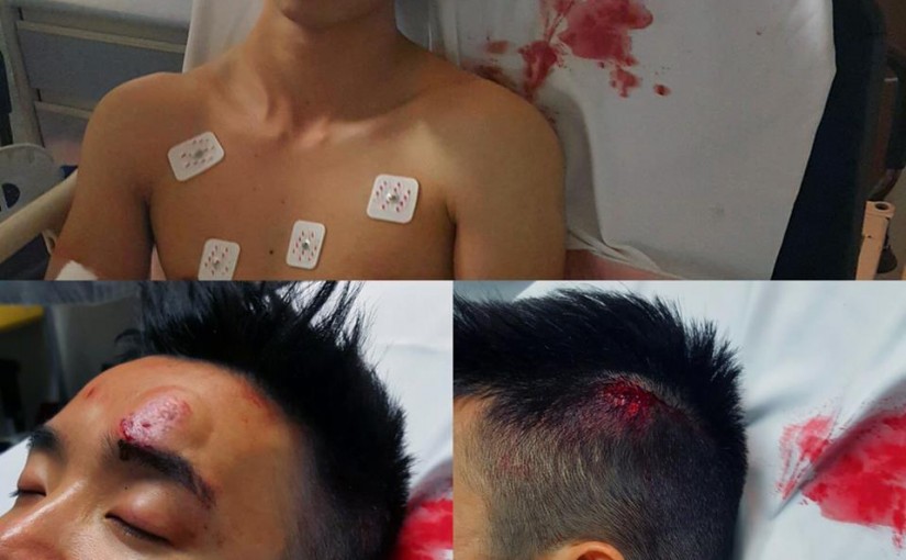 亞裔青年臉書發帖稱遭陌生人暴打 被疑捏造