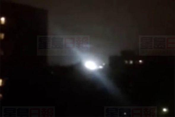 莫斯科首都大廈上空驚現UFO