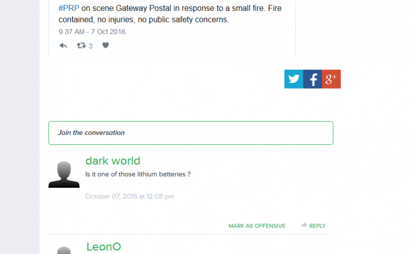 包裹自燃起火 郵局倉庫員工被燒傷