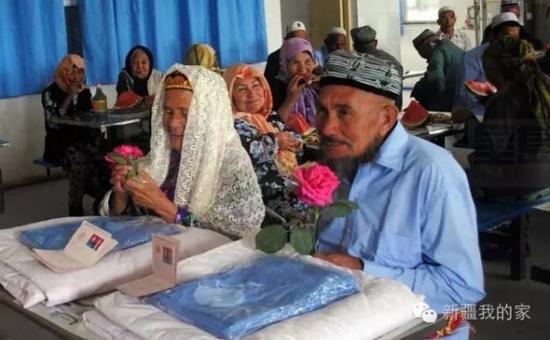 新疆71歲老漢娶114歲新娘 苦追一年終如願