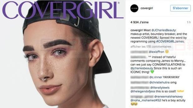 史上首位“CoverBoy” 男性化妝品代言人誕生