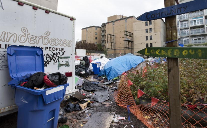 溫哥華市政府申請禁制令﹐要求一批露宿者離開