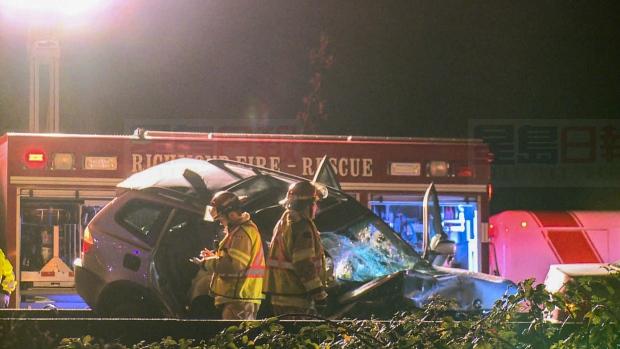 卑詩省列治文市發生嚴重交通意外