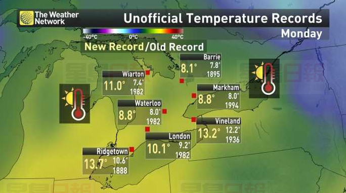 最暖的Boxing day之後，新一輪降雪週三來襲