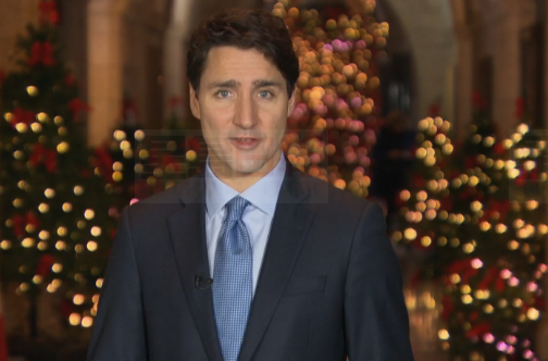 杜魯多的節日口信：我們盡量做到最好