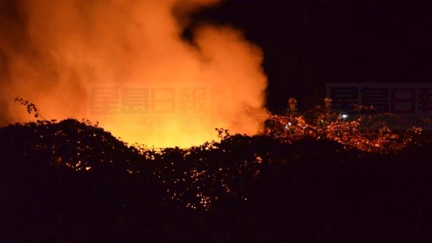 卑詩省蘭里市市郊一個無家可歸者營地發生火警