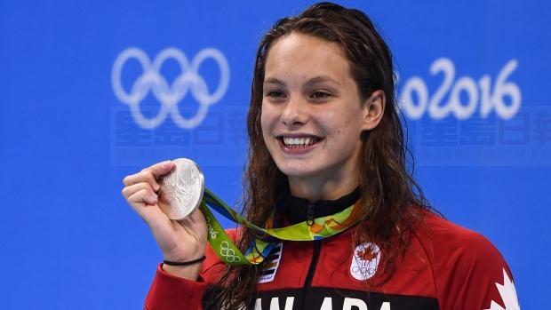 16歲奧運冠軍Penny Oleksiak獲加拿大最佳運動員