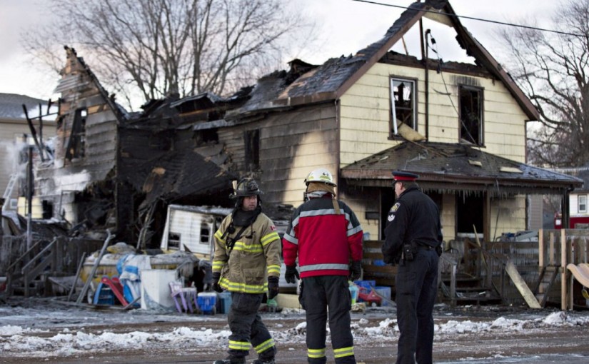 安省房屋大火致祖孫三代人四人遇難 父親逃出