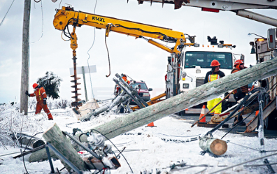 紐布倫維克嚴重冰暴 逾3萬居民已斷電6天