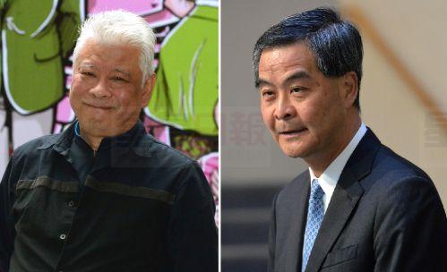 梁振英向《老夫子》作者家人致慰問