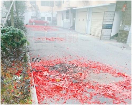 新年各處狂放煙花炮竹 內地124城市重度污染