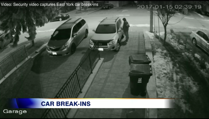 東約克區盜車犯案經過全被錄