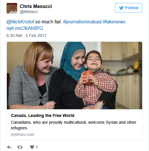 紐約時代雜誌:加拿大在移民上領導自由世界