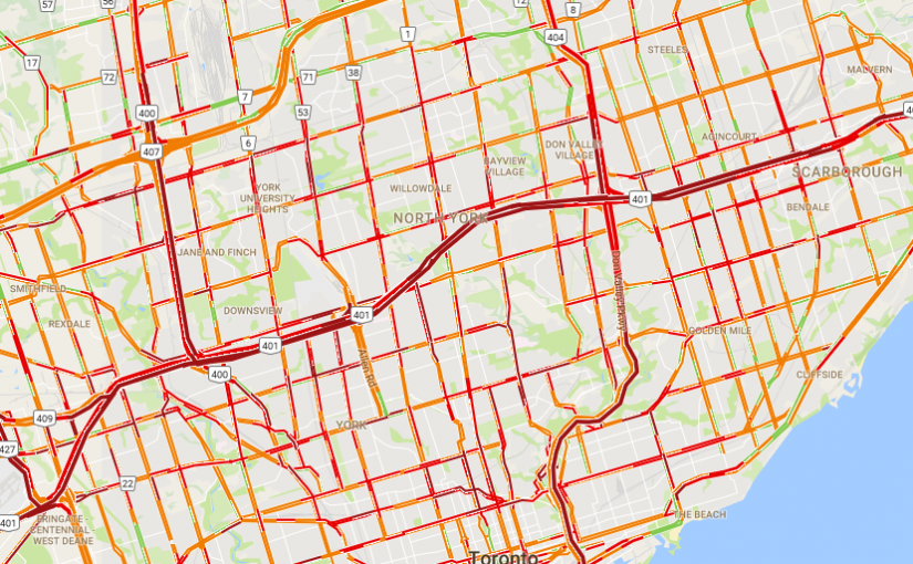 暴雪突襲多倫多 交通路況再度一片“紅”