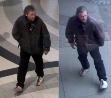 伊頓中心突然毆打女子 嫌犯樣貌公佈