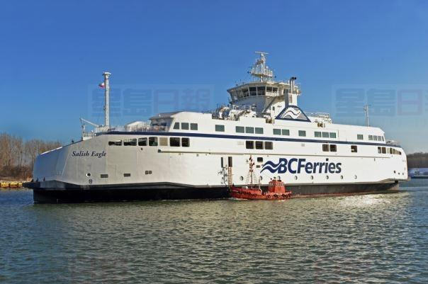 卑詩渡輪公司將有第二艘新渡輪投入運作