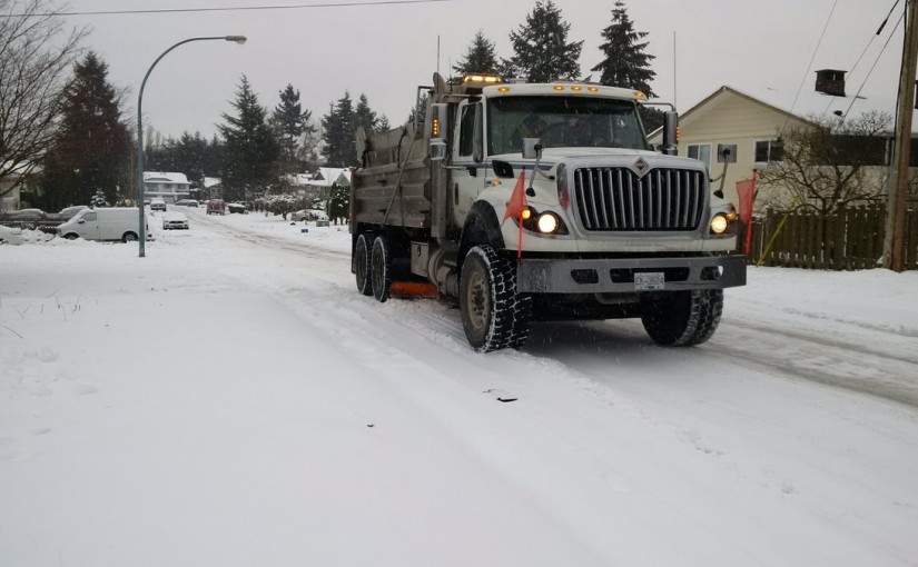 卑詩省大溫哥華地區暫停下雪