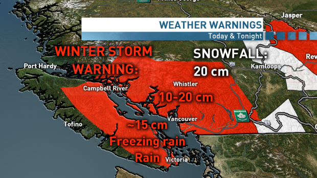 卑詩省多間大學因風雪關閉