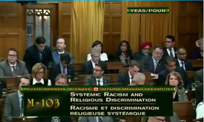 加拿大眾議院通過反“伊斯蘭恐懼”動議