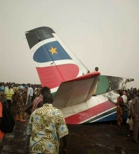 南蘇丹載44人客機墜毀 全部人奇蹟生還